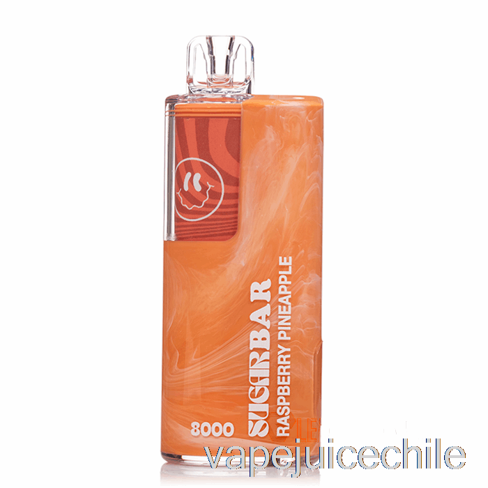 Vape Vhile Sugar Bar Sb8000 0% Cero Nicotina Desechable Frambuesa Piña